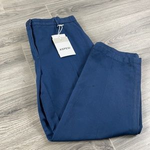 NWT - ASPESI Women's Trousers Blue Mod.H106